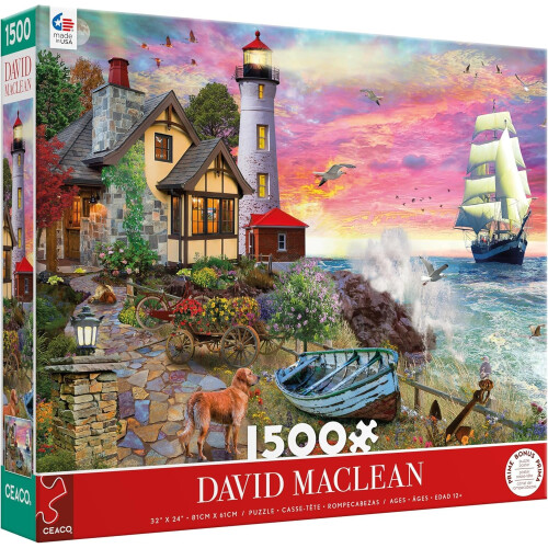 Ceaco - David Maclean - Ondas Quebrando - Quebra-Cabeça de 1500 Peças 2