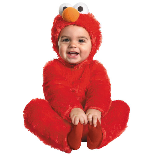 Sesamstraße Elmo Comfy Fur Kostüm - Klein (2T)
