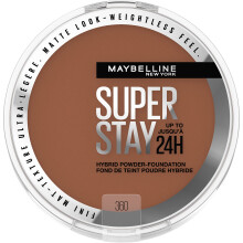 Maybelline Super Stay akr 24 rs hibrid pder-alapoz, kzepesen vagy teljes fedsu smink, matt fellet 360 1 szm