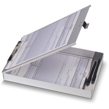 Officemate International Corp. 83200 Clipboard con Clip in Acciaio, 1-1/2 Pollici di Profondità, 9 x 13 Pollici
