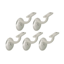 182030 Jumbo Handrail Bracket, 5-Pack, Satin Nickel