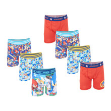 Sonic The Hedgehog boys Sonic the Hedgehog Boys' and Boxer multipacks Dostupn ve velikostech 4 6 8 10 12 Kalhotky 7ks Athletic 10 US