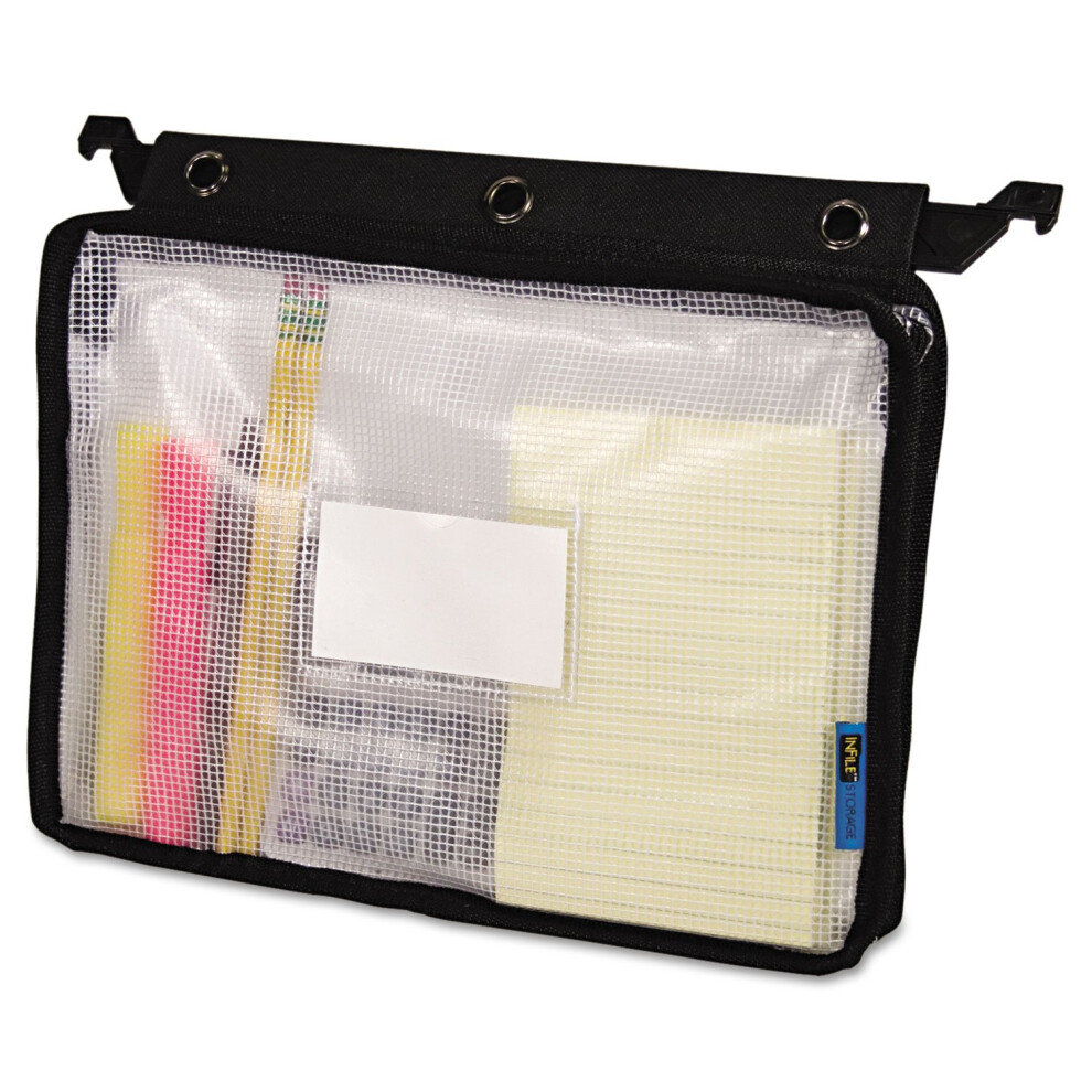 Photos - Other Office Equipment Advantus 50904 Expanding Zipper Pouch- 8-1/2 x 11- Clear/Black