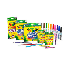 Crayola Art Supplies Set (80 ct) vrikynt tussit ja vrikynt vritystarvikkeet luokkahuoneisiin ja opettajille Lahja lapsille [Amazon Exclusive]