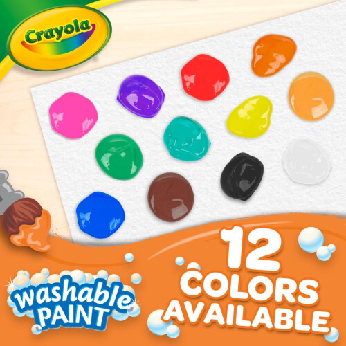Crayola Crayola Πλένονται Κόκκινη Ζωγραφική, 1 γαλόνι, Υλικά Ζωγραφικής Χονδρικής 2