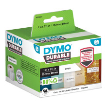 DYMO 1933081 DirectLabel-etikettes, 89mm x 25mm, Pack qty 700