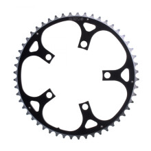 Coroas de Alumínio Origin8 Ramped, 110mm x 52t, Preto/prata