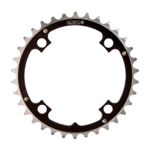 Origin8 Correntes de Liga Ramped, 104mm x 34t, Preto/prata