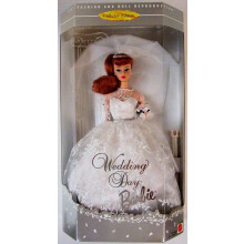 Barbie Vestido de Noiva Reedição da Original Boneca de Moda 1961