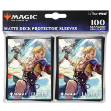 Ultra PRO - Final Fantasy x Universes Beyond Tidus (Comandante) Buste protettive per mazzo da 100 ct per Magic: The Gathering | Accessori per car