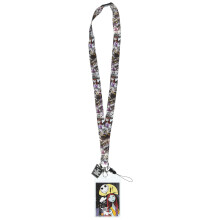Predvnocn nocn mura od Disneyho Tima Burtona Jack & Sally Lanyard s mekkm zaveenm a drkem na karty