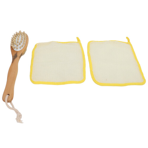 2x Peelingwaschlappen-Set, doppelseitig 1