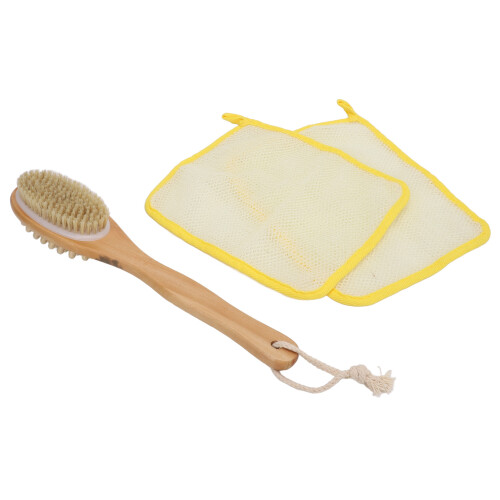 2x Peelingwaschlappen-Set, doppelseitig 2