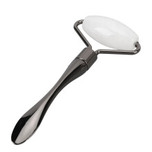Jadestein-Massage-Roller für Augencreme-Zubehör aus Zinklegierung
