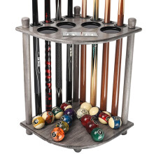 GSE Games & Sports Expert Billiards Cue Houder, Hoekstijl Vloerstandaard Voor 8 Sticks