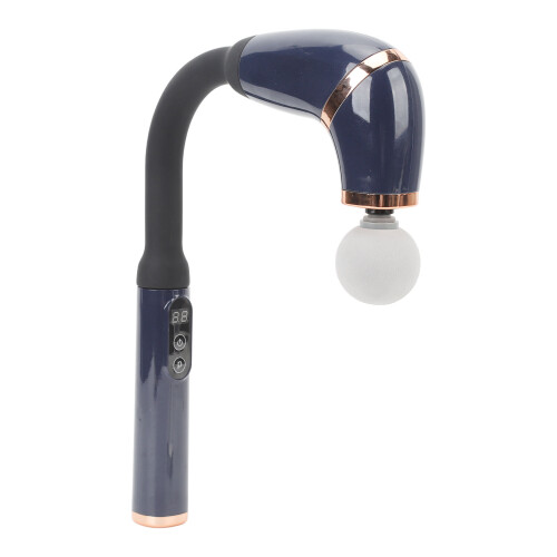 (Blue) Massage Gun 4 Heads 6 Speeds Deep Tissue Blue 2