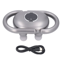 (Silver Gray) Handmatige Diepe Weefsel Massageapparaat 4 Koppen 6 Modi Zilvergrijs