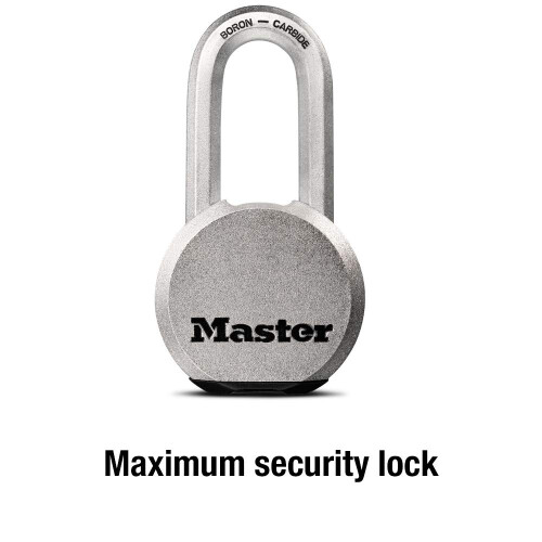 Master Lock M930XKADLHCCSEN Magnum Solid-Steel Padlock - Quantity 4 2