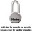 Master Lock M930XKADLHCCSEN Magnum Solid-Steel Padlock - Quantity 4 4