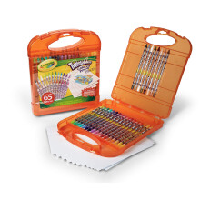 Crayola Twistables Buntstifte Set (65 Stück), Zeichenkit für Kinder, Tragetasche, Geschenk für Kinder ab 4 Jahren