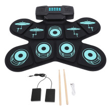 Elektronisches Schlagzeug-Set, 9 Drum-Übungspads