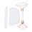(White) 3-delig Jadestone Roller Set met Wit Acupunctuurstift 2