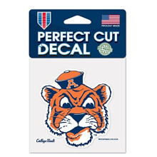 WinCraft Auburn Tigers Officiële NCAA 4 inch x 4 inch Car Decal