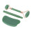 (Green) 3-delig Jadestone Roller Set met Wit Acupunctuurstift 5