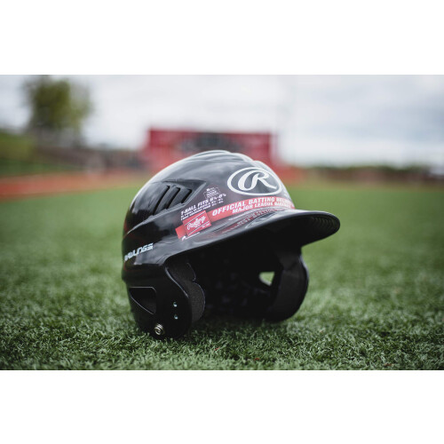 Rawlings | COOLFLO Baseballhelm | 6 1/2" - 7 1/2" Einheitsgröße | Schwarz 2