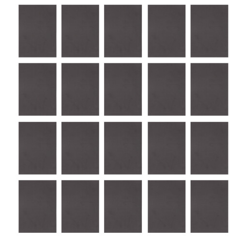 20x Zwart Knipbaar Magneetblad