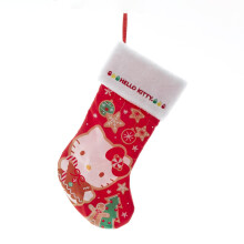 Meia Impressa Hello Kitty Kurt Adler de 19 polegadas