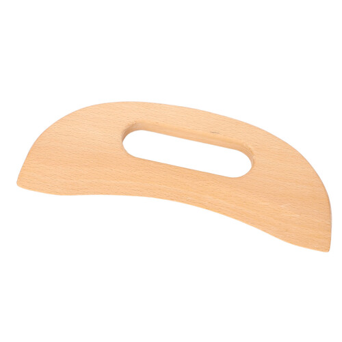 Wooden Moon Shaped Gua Sha Tool 2