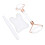 (White) 3x Gua Sha Facial Tool Set White 2