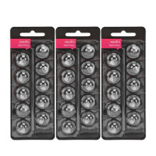 (8mm/0.31in) 30stk Open Fit Hoortuisdoppen Minifit Zwart 10mm