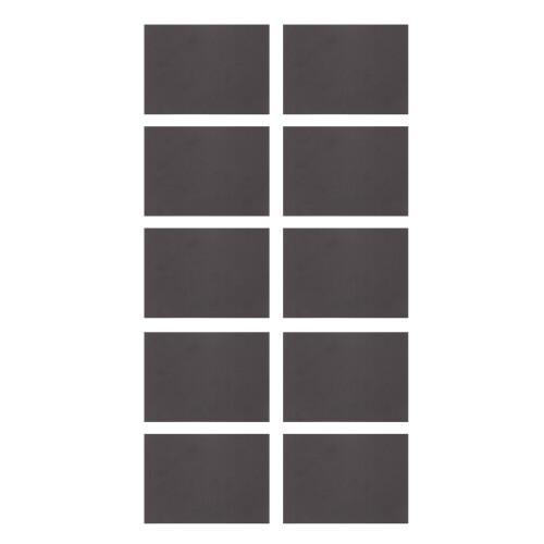 20x Zwart Knipbaar Magneetblad 2