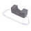 Neck Stabilizer Head Pillow Foam Wedge Gray 2