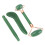 (Green) 3x Witte Jade & Gua Sha Anti-aging Set 2