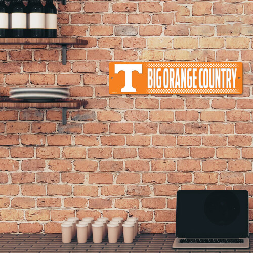 Rico Industries NCAA Tennessee Volunteers Placa de Rua Plástica 16 Polegadas 2