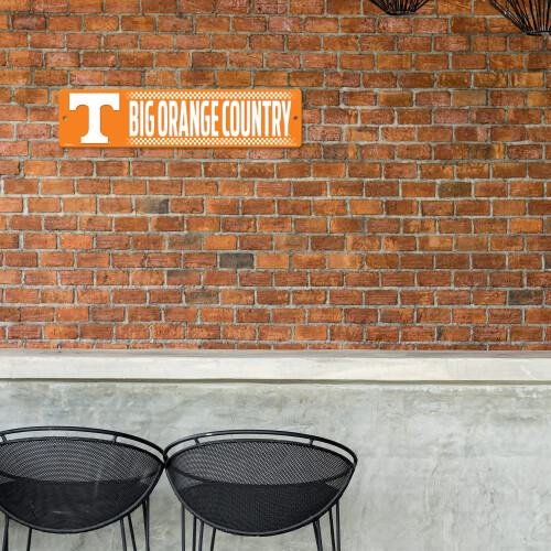 Rico Industries NCAA Tennessee Volunteers Placa de Rua Plástica 16 Polegadas 1