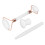 (White) 3x Witte Gua Sha & Jade Roller Set 5
