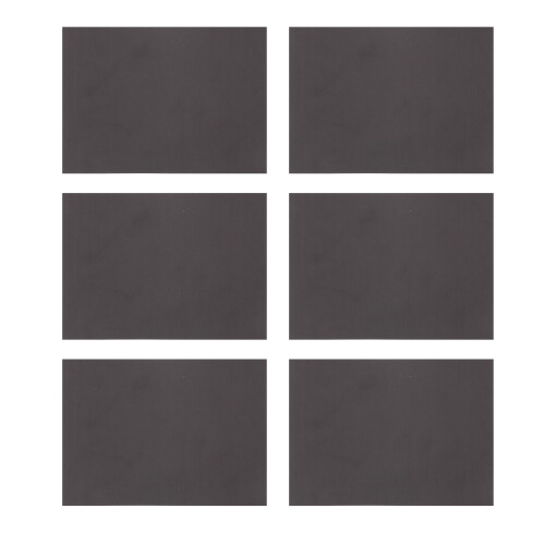 20x Zwart Knipbaar Magneetblad 1