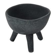 Creatieve Co-Op Boho Terracotta Plantenbak Mat Zwart