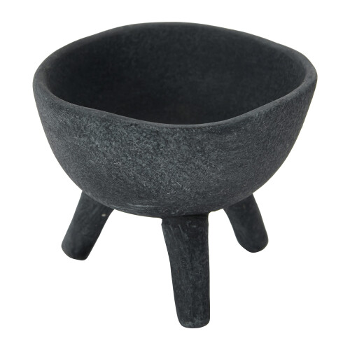 Creatieve Co-Op Boho Terracotta Plantenbak Mat Zwart