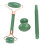 (Green) 3x Witte Gua Sha & Jade Roller Set 3