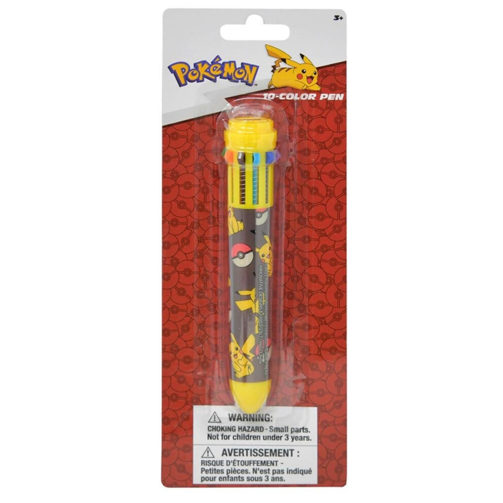 Pokémon Pokemon Pikachu 10-1 Multicolor Retractable Pen