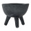 Creatieve Co-Op Boho Terracotta Plantenbak Mat Zwart 5