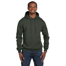 Champion Herren-Kapuzenpullover aus dunkelgrünem Heather X-Large aus Öko-Fleece