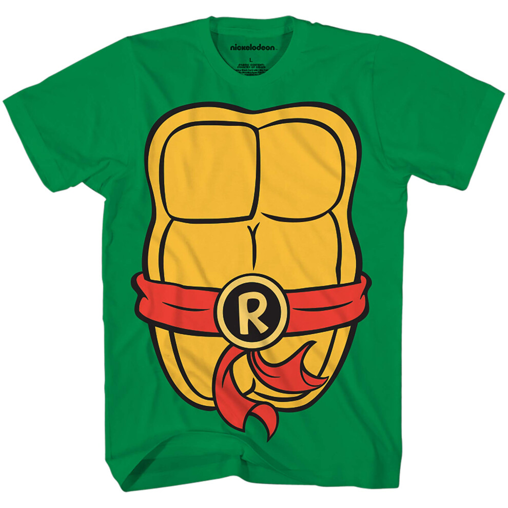 Nickelodeon Teenage Mutant Ninja Turtles Tmnt Mens Costume T-Shirt(Raphael X-Small)