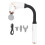 (White) Massage Gun 4 Heads 6 Speeds Deep Tissue Blue 1