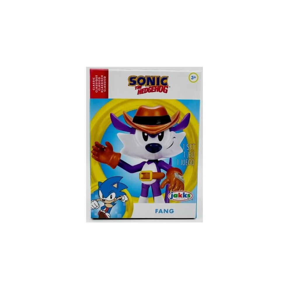 New Sonic The Hedgehog Mini Action Figure 2.5 Inches Packaging May Vary (Fang) B0dh6z4nkv